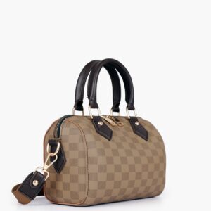 BROWN NANO DUFFLE BAG