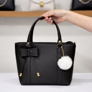 Elegant Black Tote Bag for Women